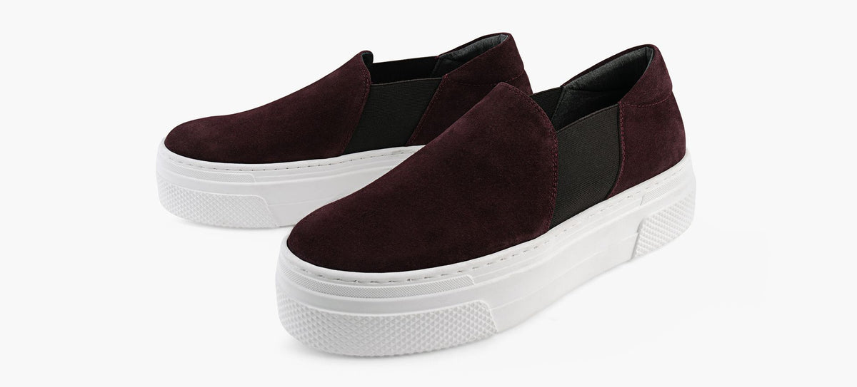BROWNS RUSSETSNEAKER in BURGUNDY view 4