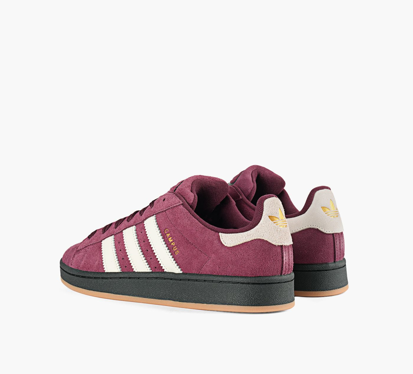 ADIDAS CAMPUS00s in BURGUNDY view 3
