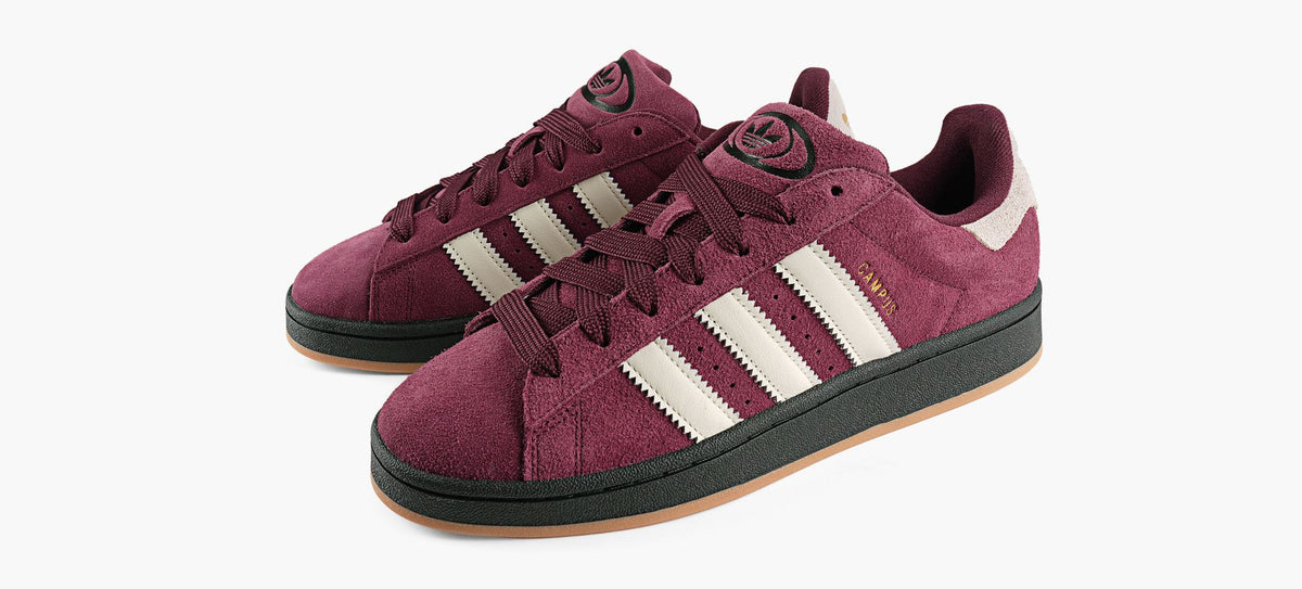 ADIDAS CAMPUS00s in BURGUNDY view 4