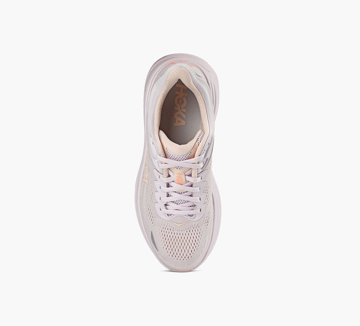 HOKA BONDI9 in LIGHT PINK view 1c