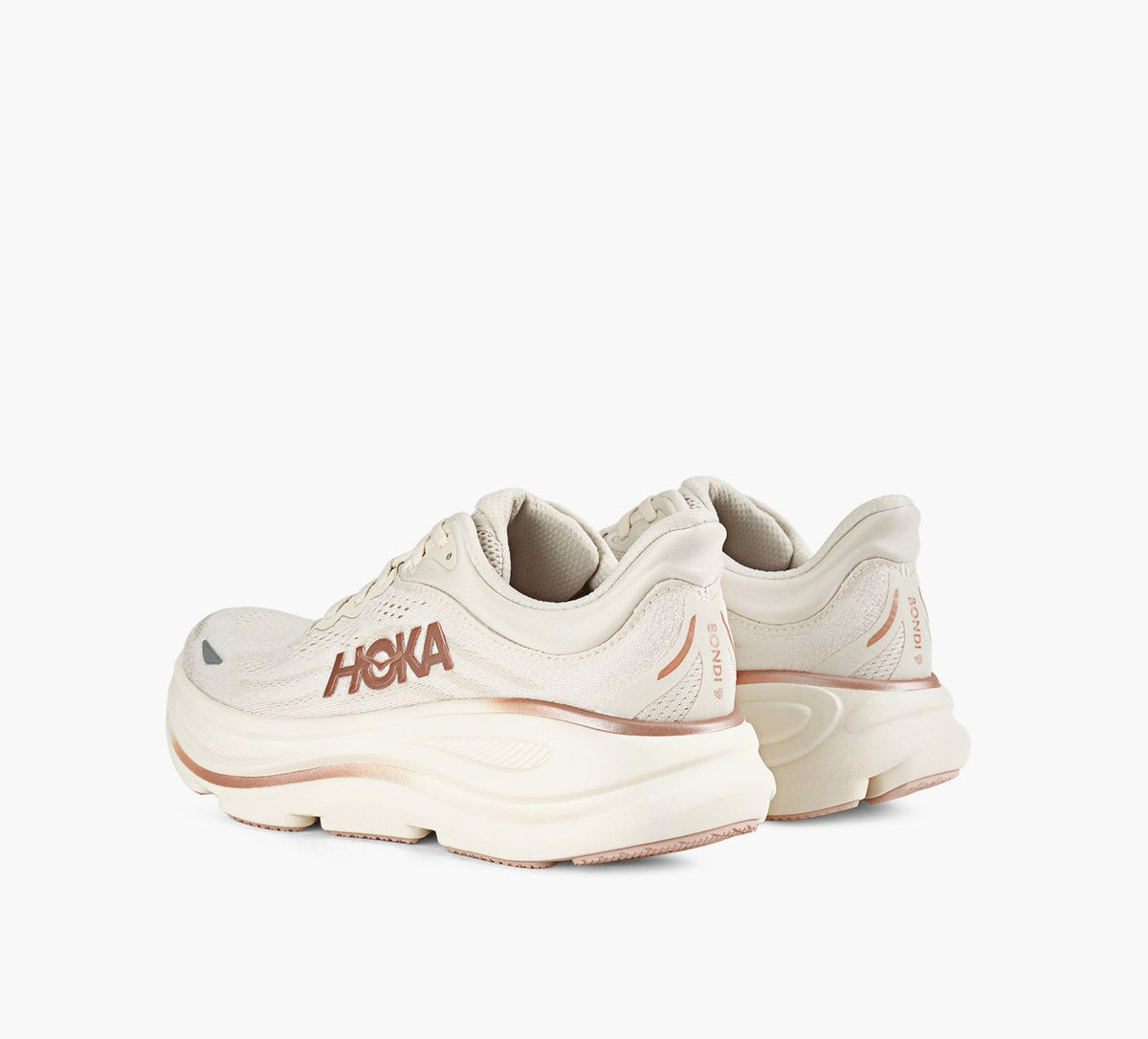 HOKA BONDI9 in BEIGE view 3