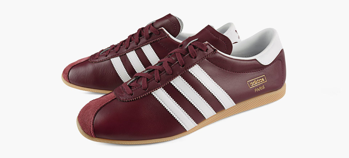 ADIDAS PARIS in BURGUNDY view 4