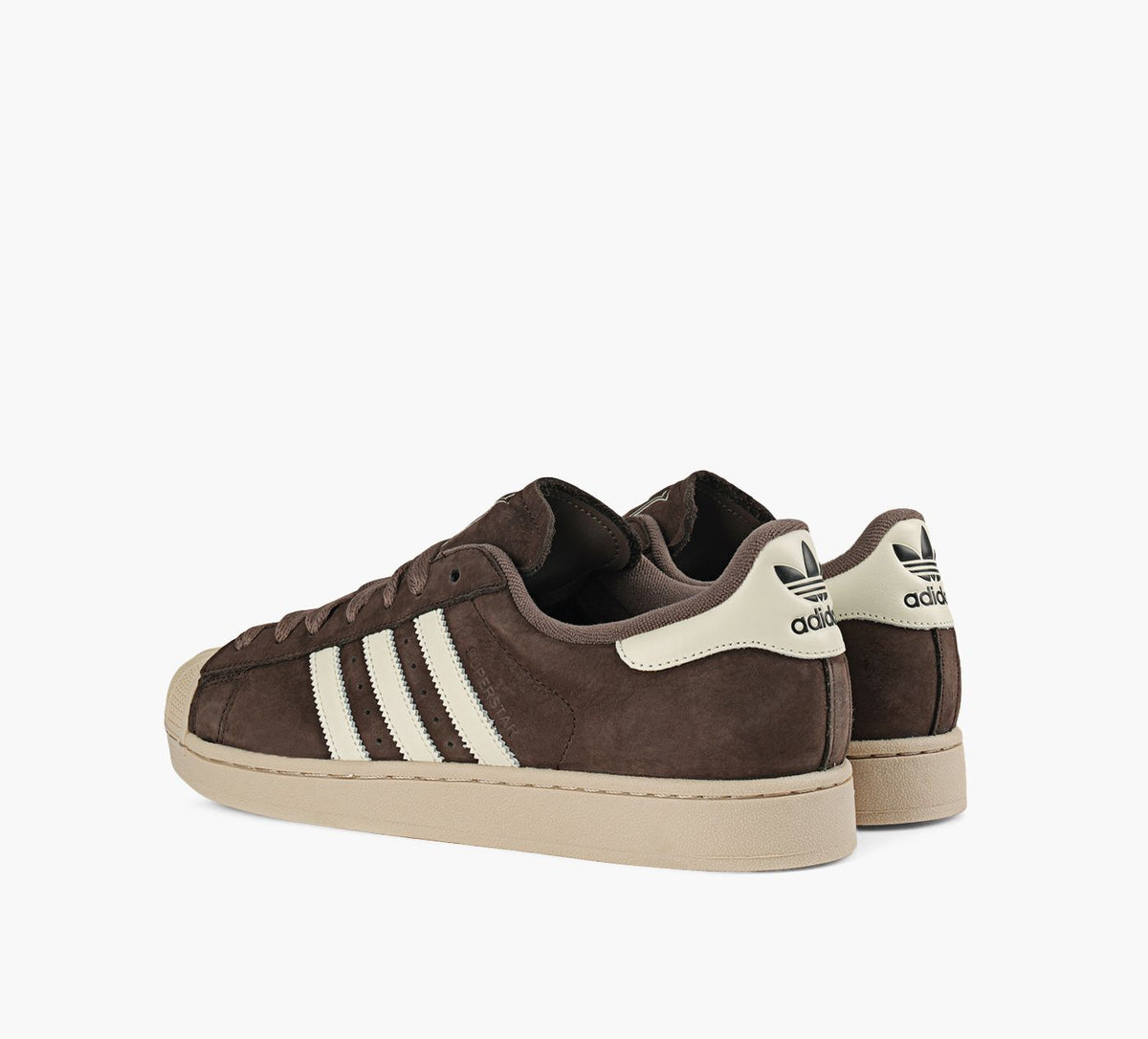 ADIDAS SUPERSTARII en BRUN vue 3