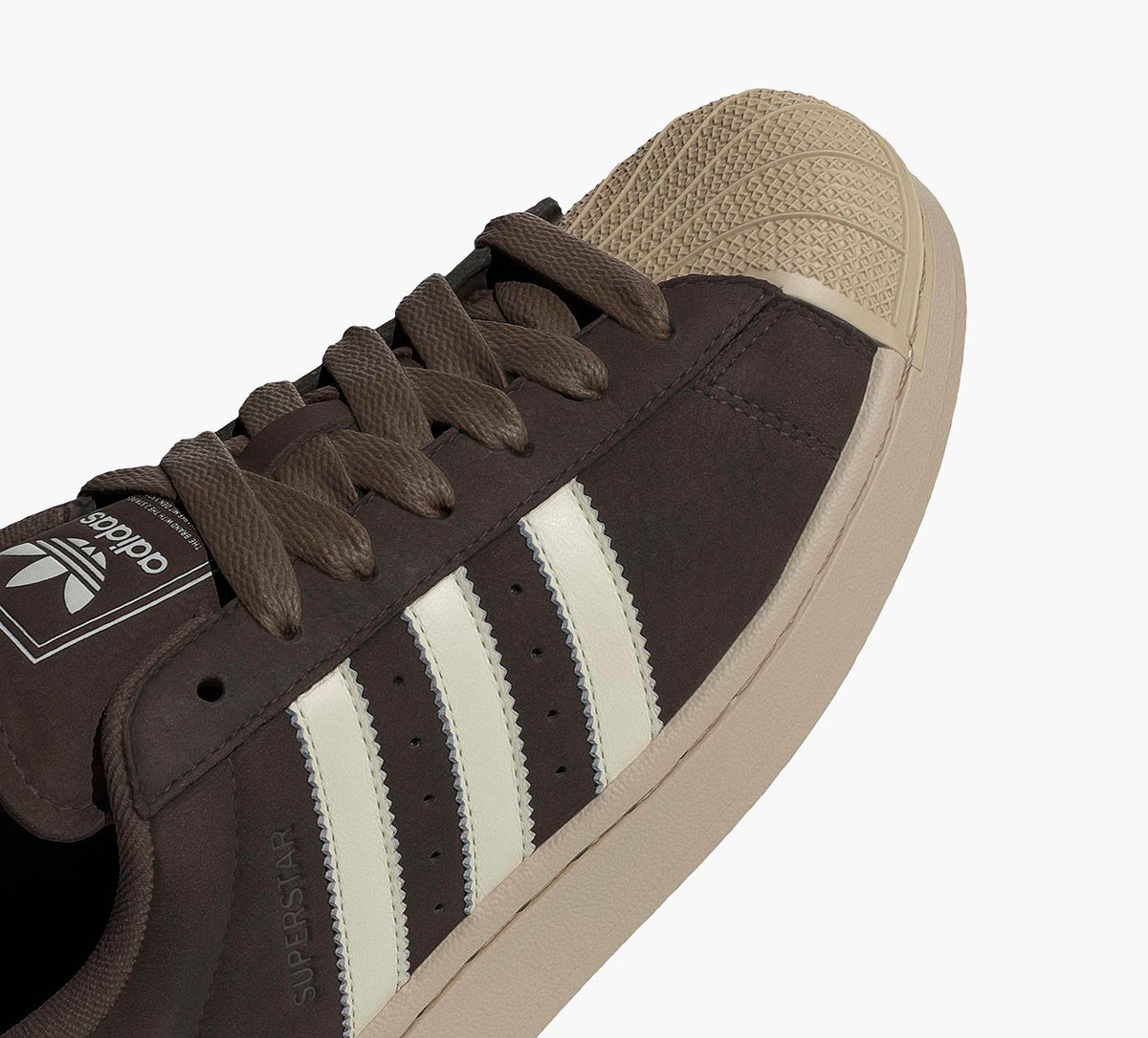ADIDAS SUPERSTARII en BRUN vue 7