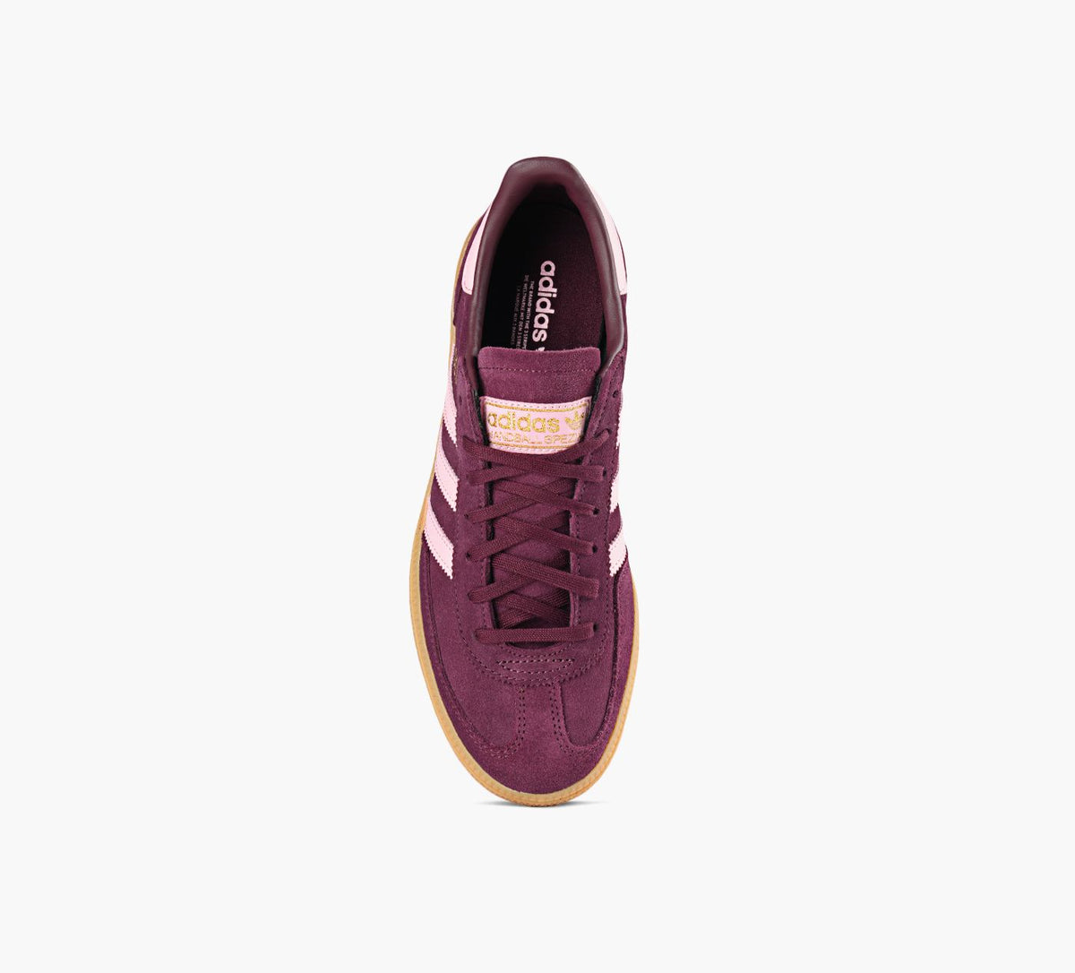 ADIDAS HANDBALLSPEZIAL in BURGUNDY view 1c