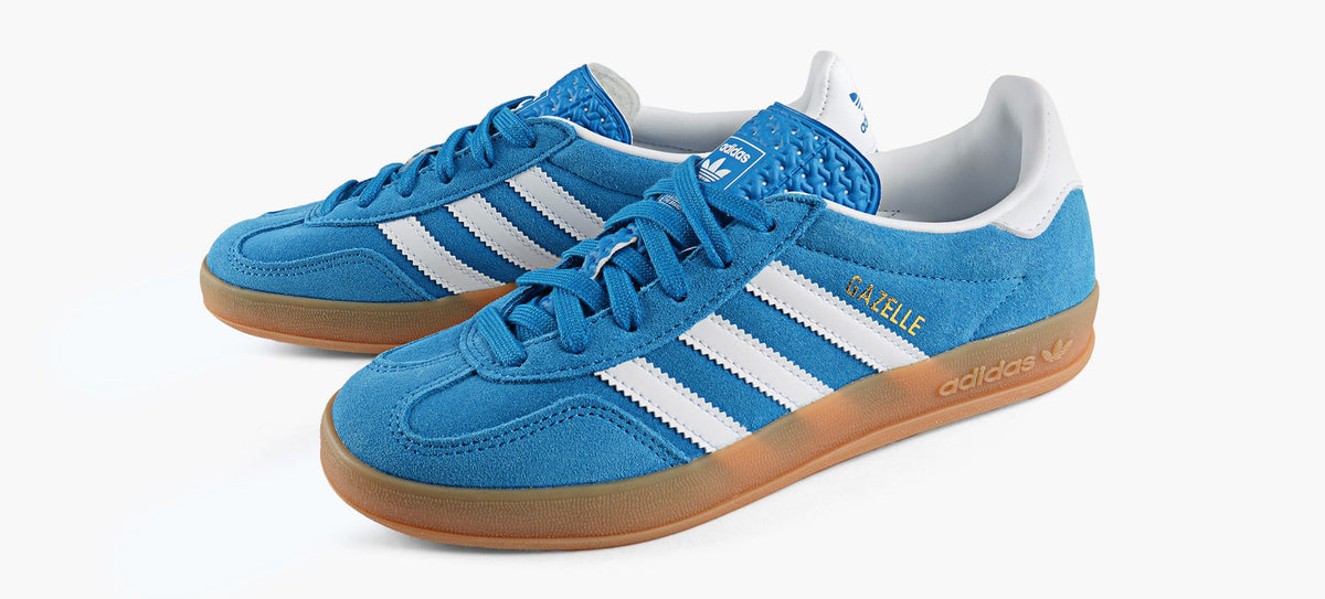 ADIDAS BASKETGAZELLEINDOOR en BLEU vue 4
