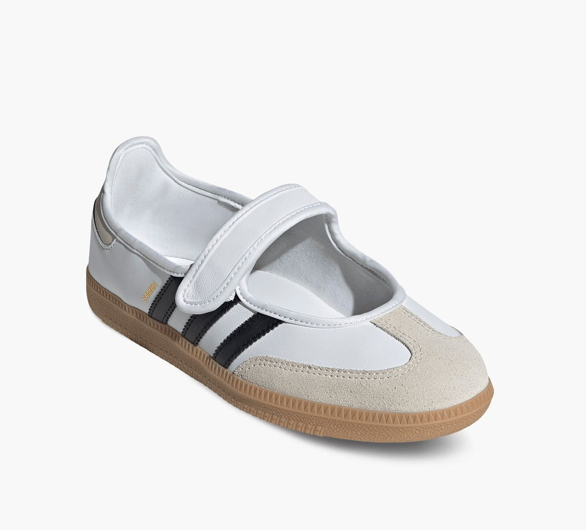 ADIDAS SAMBAJANE en BLANC vue 2