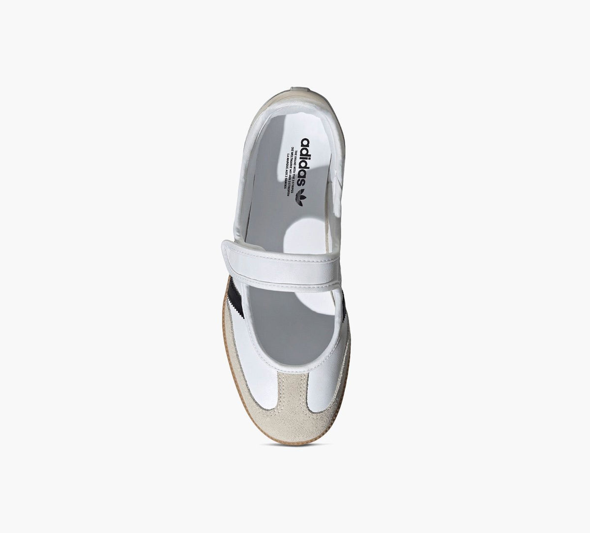 ADIDAS SAMBAJANE en BLANC vue 1c