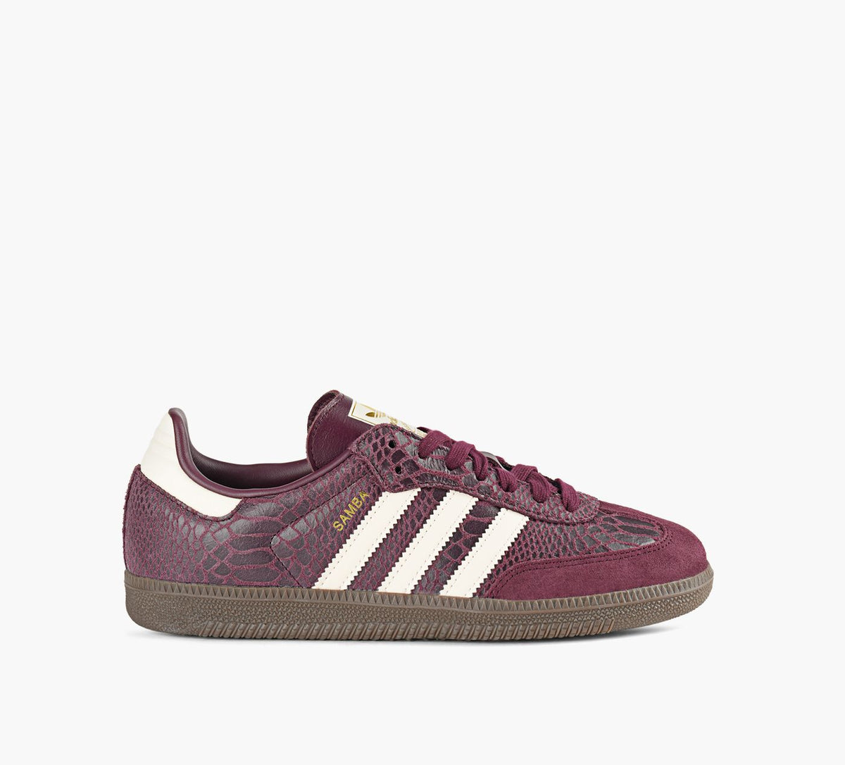 ADIDAS SAMBAOG in BURGUNDY
