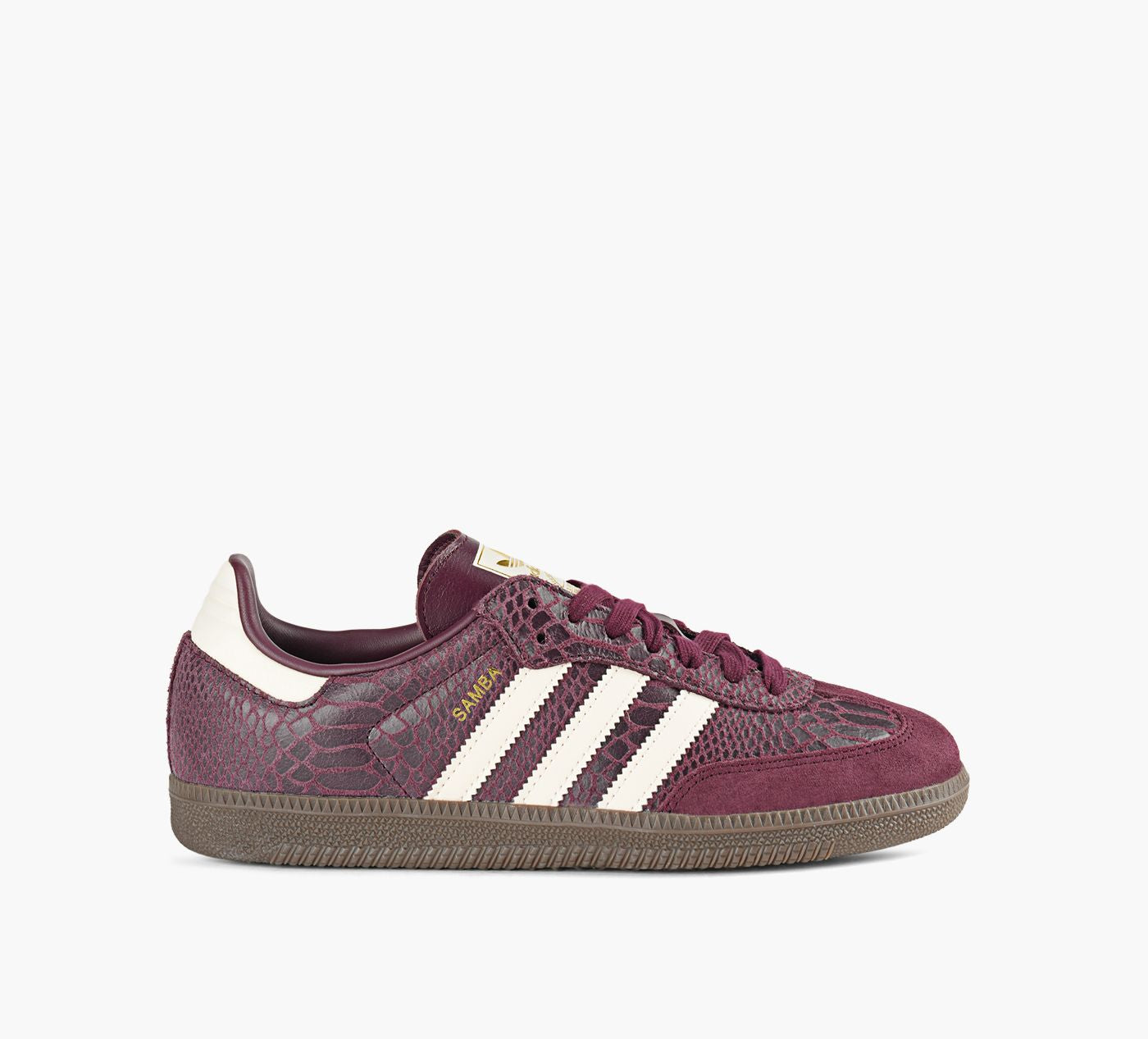 ADIDAS SAMBAOG in BURGUNDY