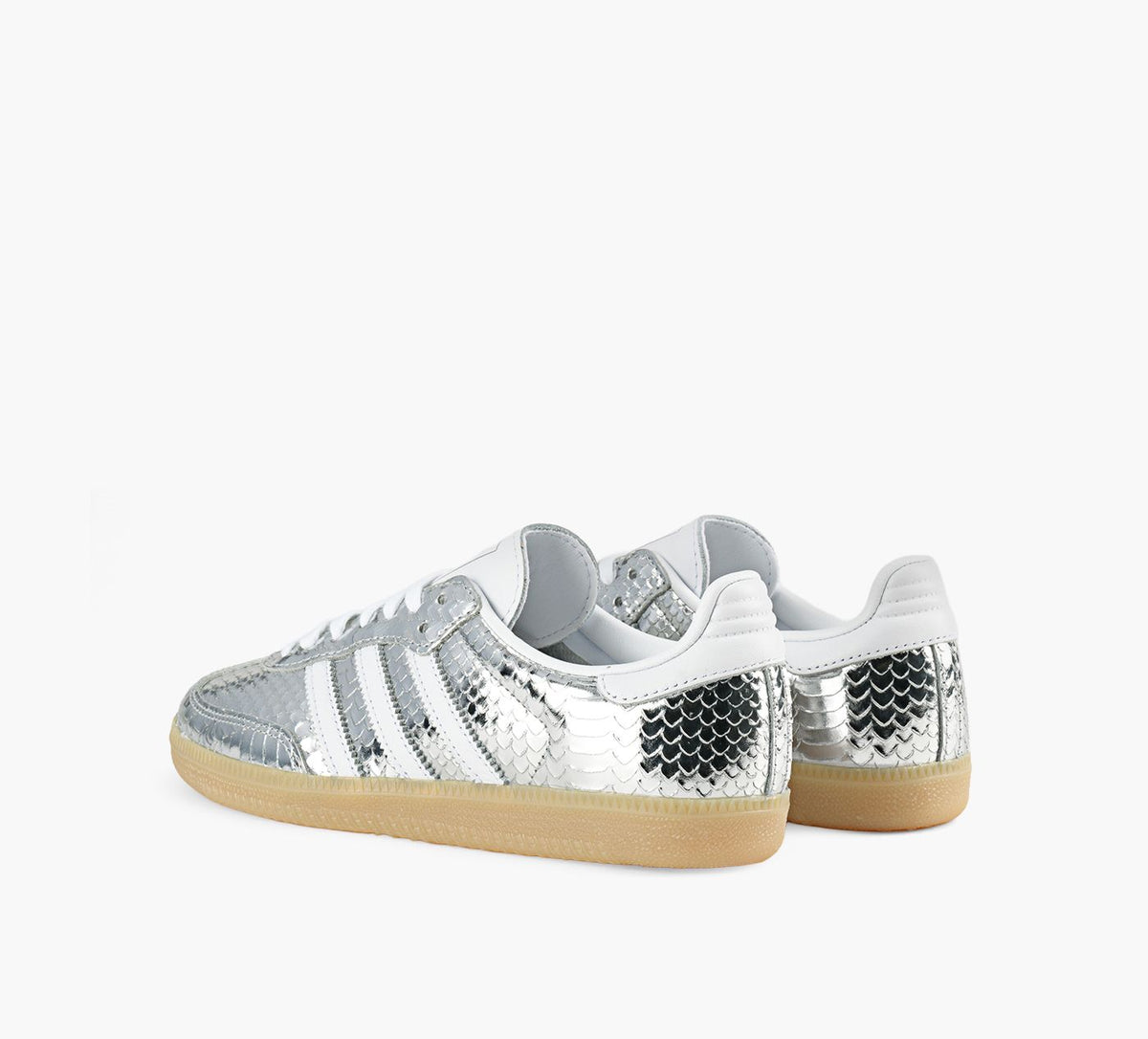 ADIDAS SAMBAOG in SILVER view 3