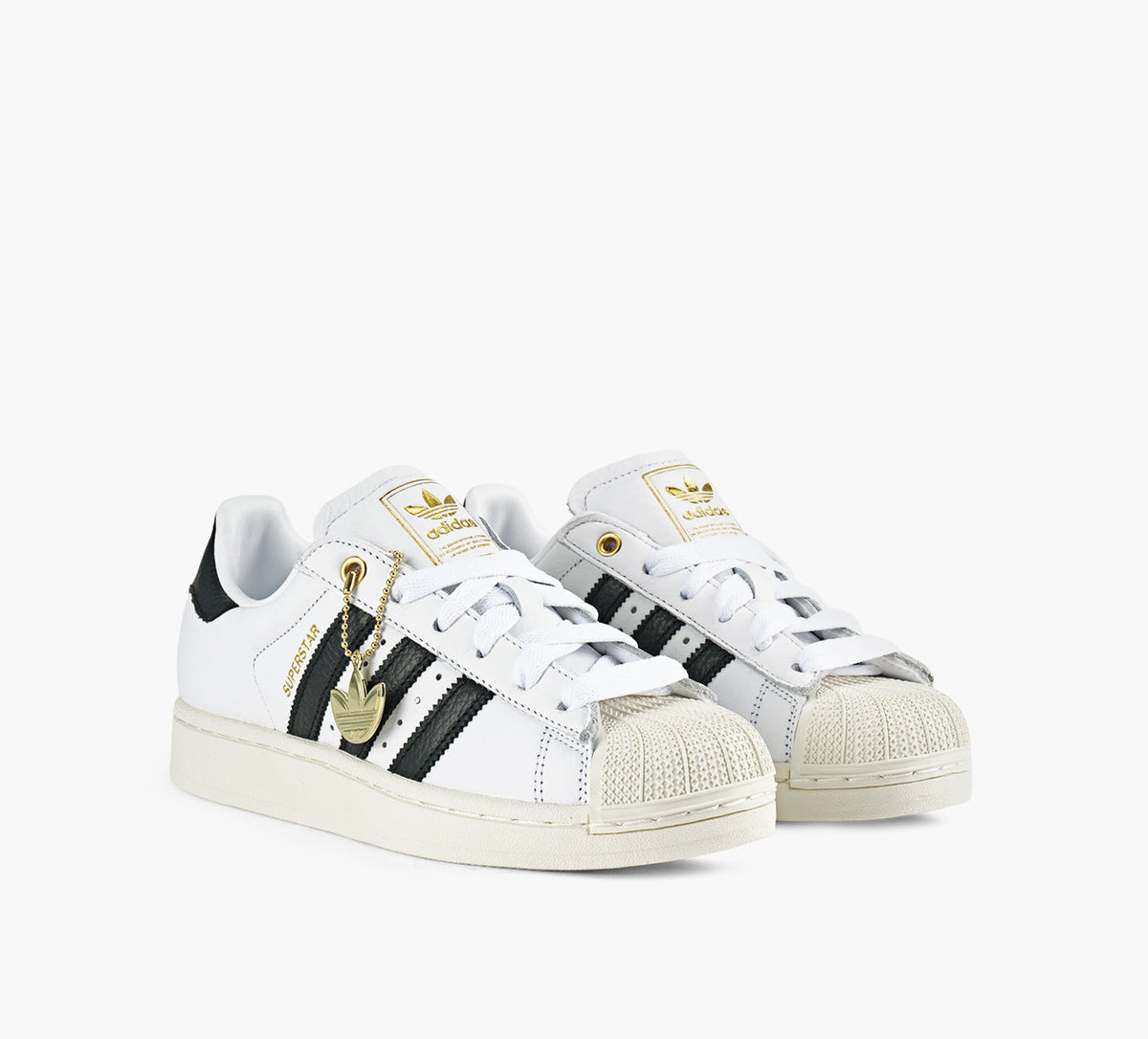 ADIDAS SUPERSTARII en BLANC vue 2