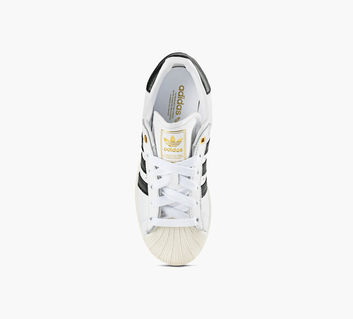 ADIDAS SUPERSTARII en BLANC vue 1c