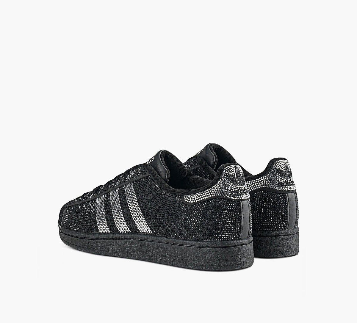 ADIDAS SUPERSTARII en NOIR vue 3