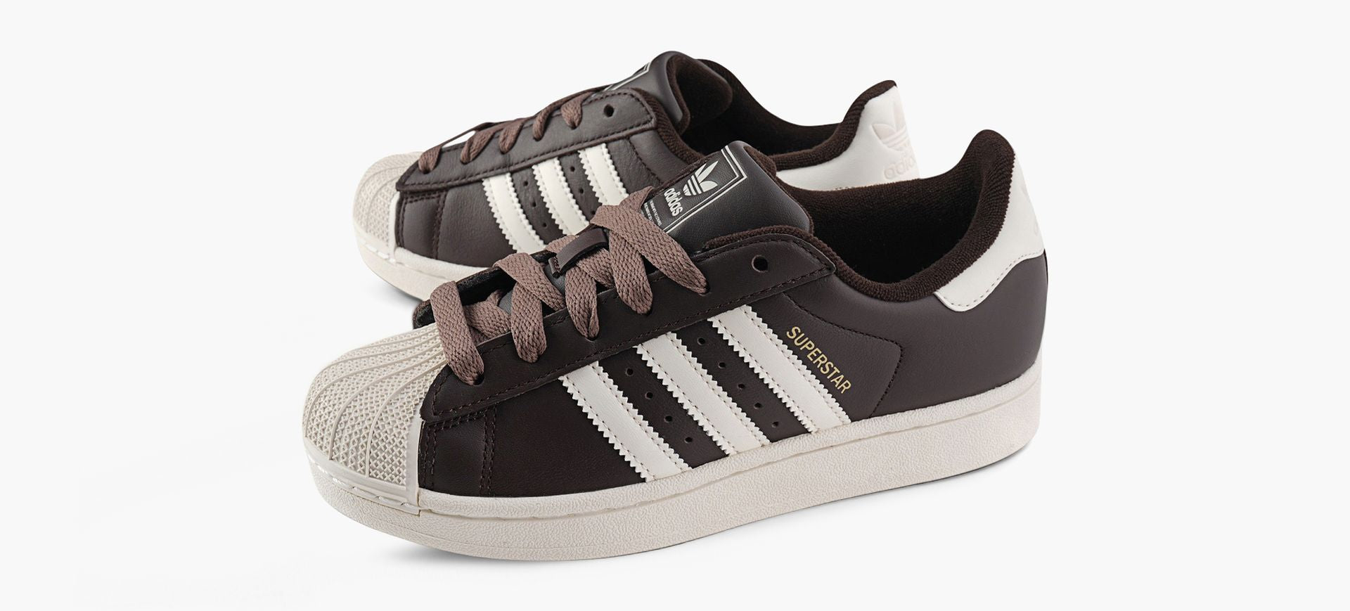 ADIDAS SUPERSTARII in BROWN view 4