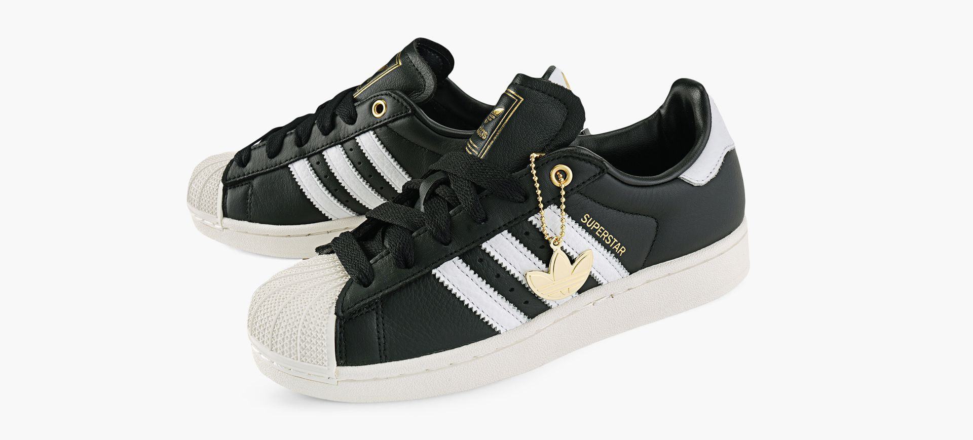 ADIDAS SUPERSTARII en NOIR vue 4