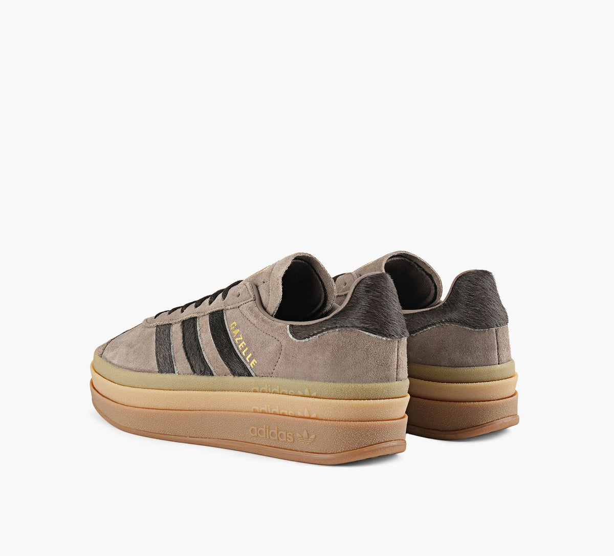 ADIDAS BASKETGAZELLEBOLD en TAUPE vue 3