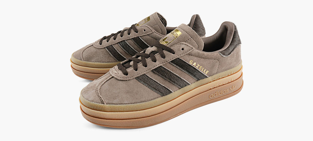 ADIDAS BASKETGAZELLEBOLD en TAUPE vue 4