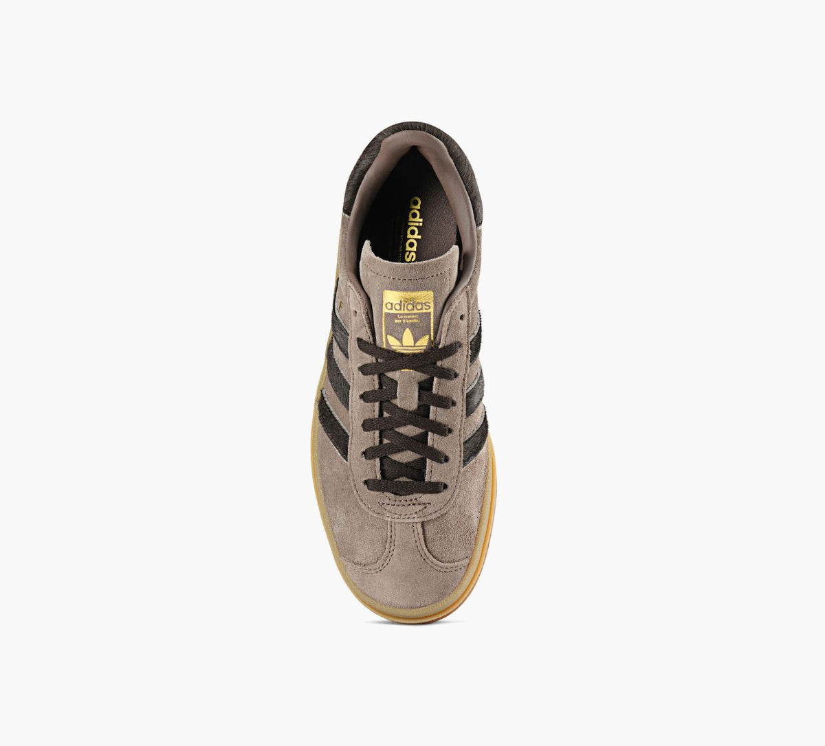 ADIDAS BASKETGAZELLEBOLD en TAUPE vue 1c