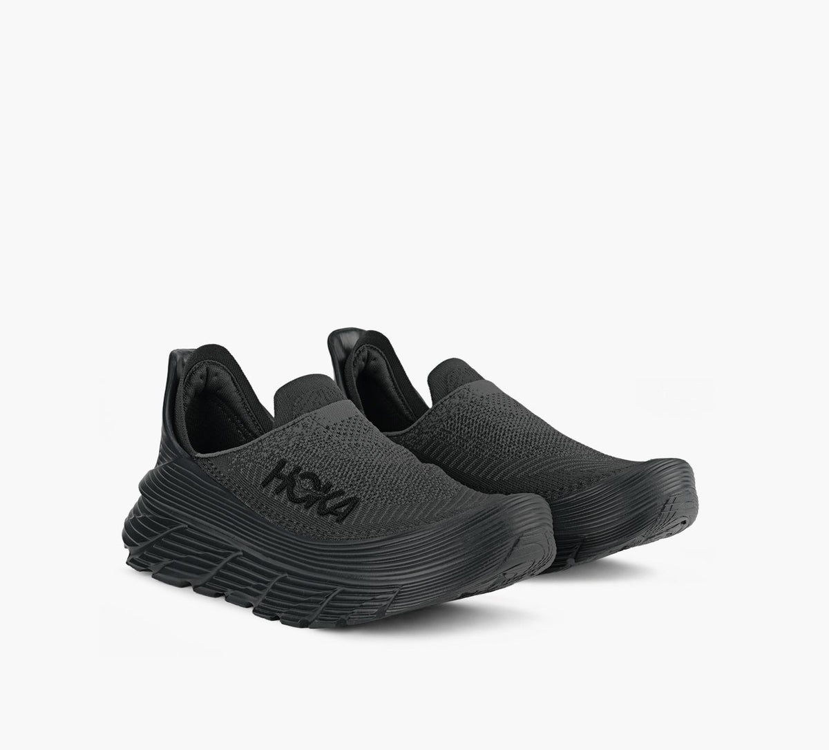 HOKA RESTORETC in BLACK view 2