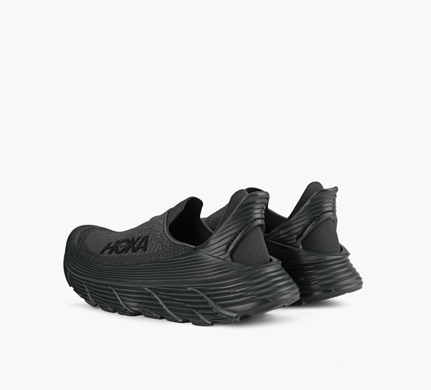 HOKA RESTORETC in BLACK view 3