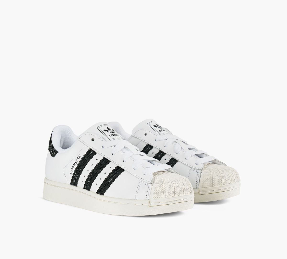 ADIDAS SUPERSTARII en BLANC vue 2