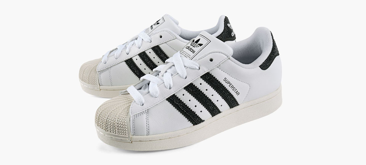 ADIDAS SUPERSTARII en BLANC vue 4