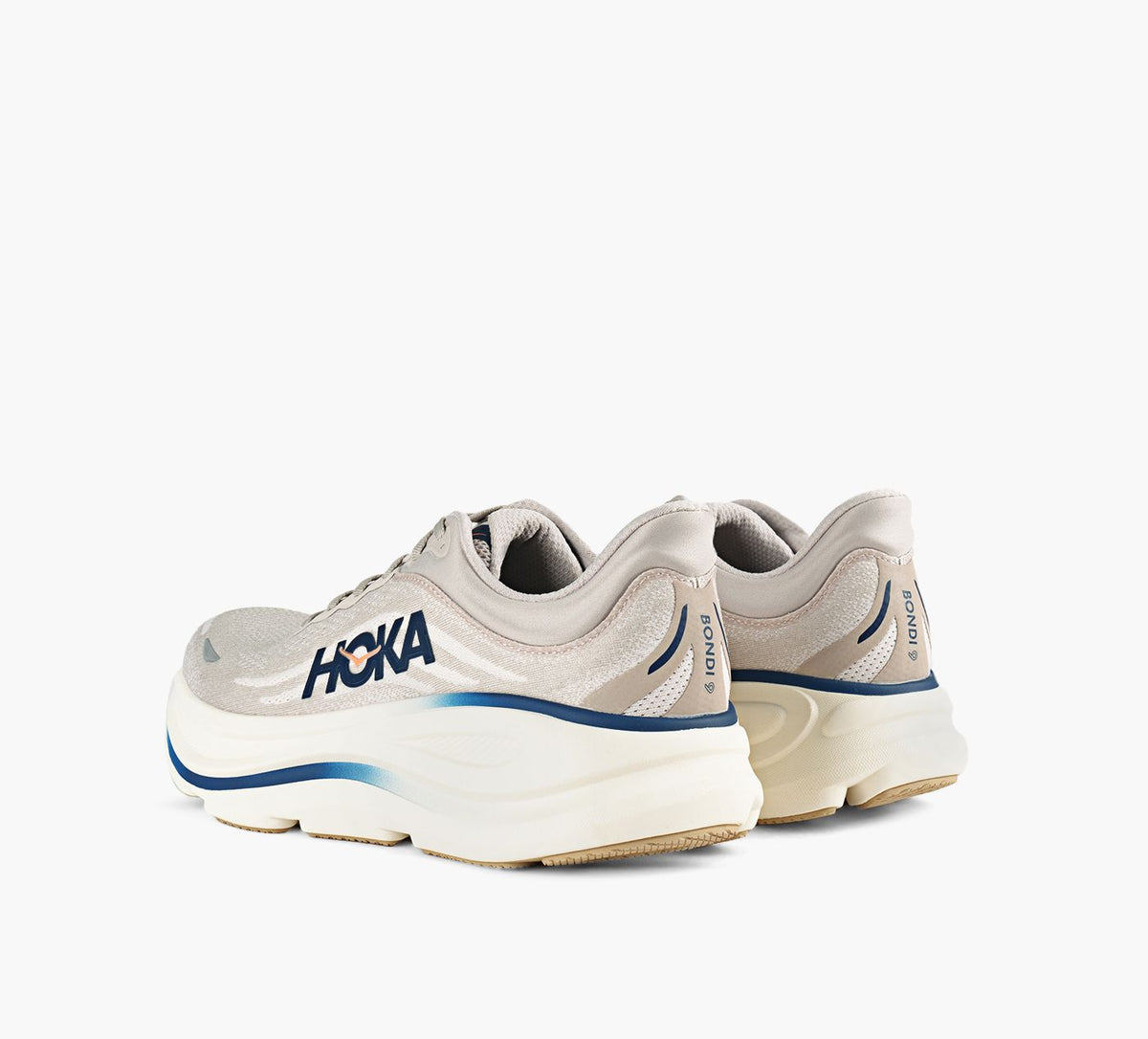 HOKA BONDI9WIDE in WHITE view 3