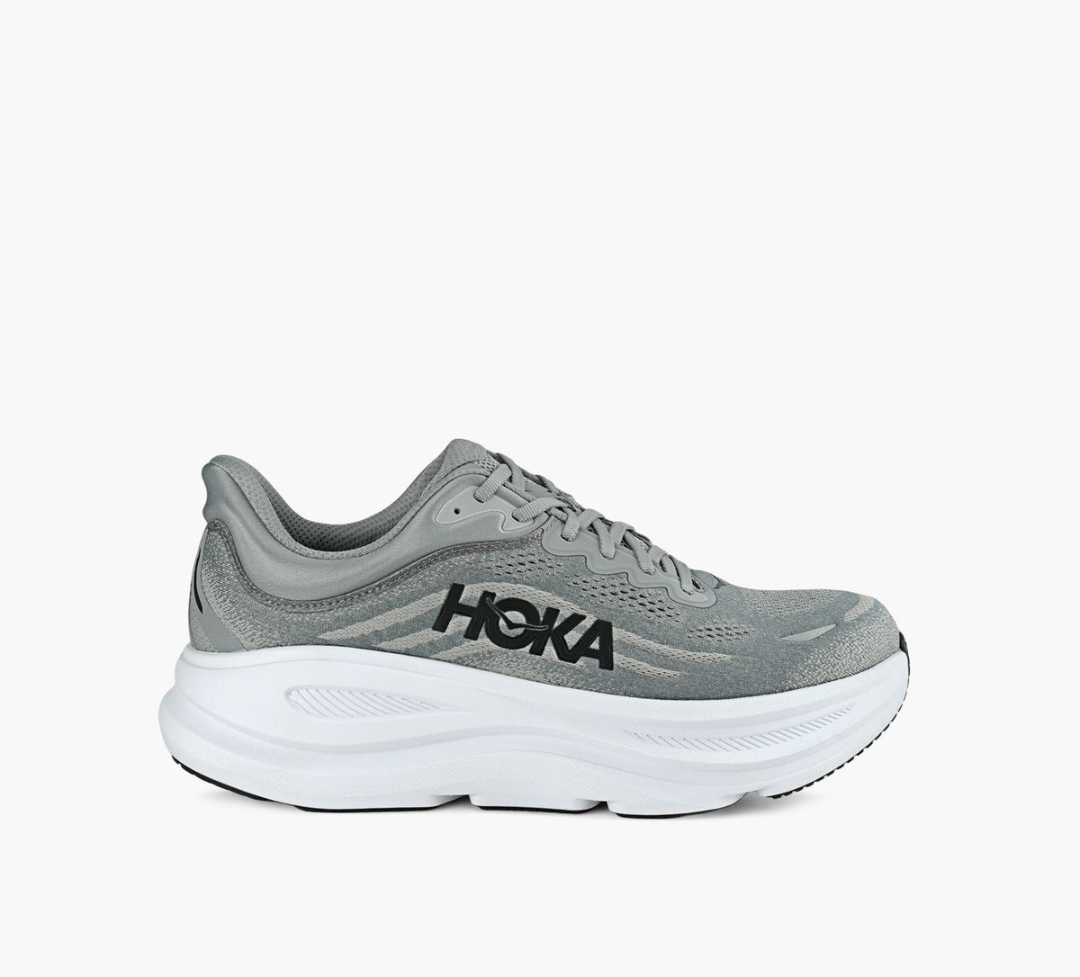 HOKA BONDI9WIDE in GREY