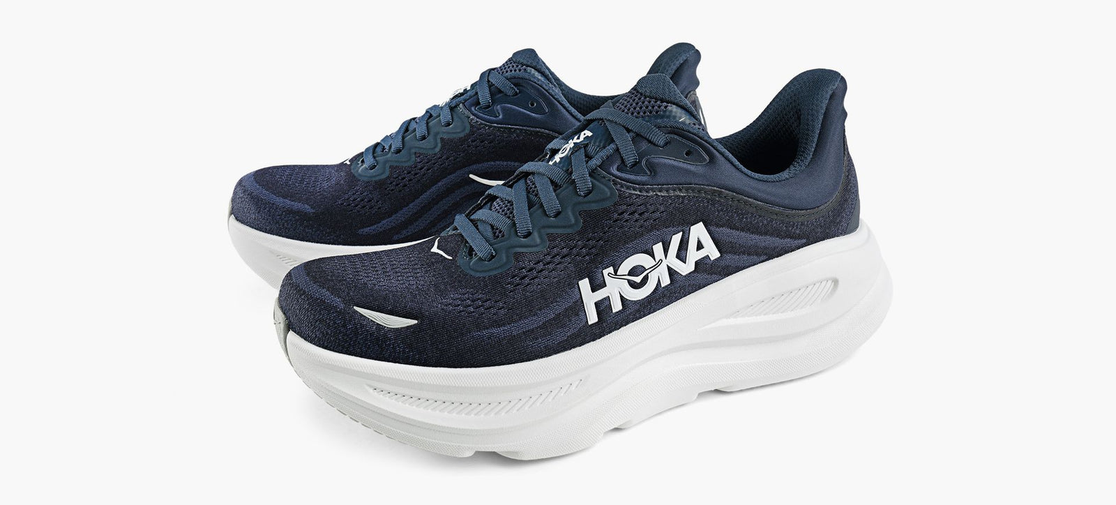 HOKA BONDI9WIDE in BLUE view 4