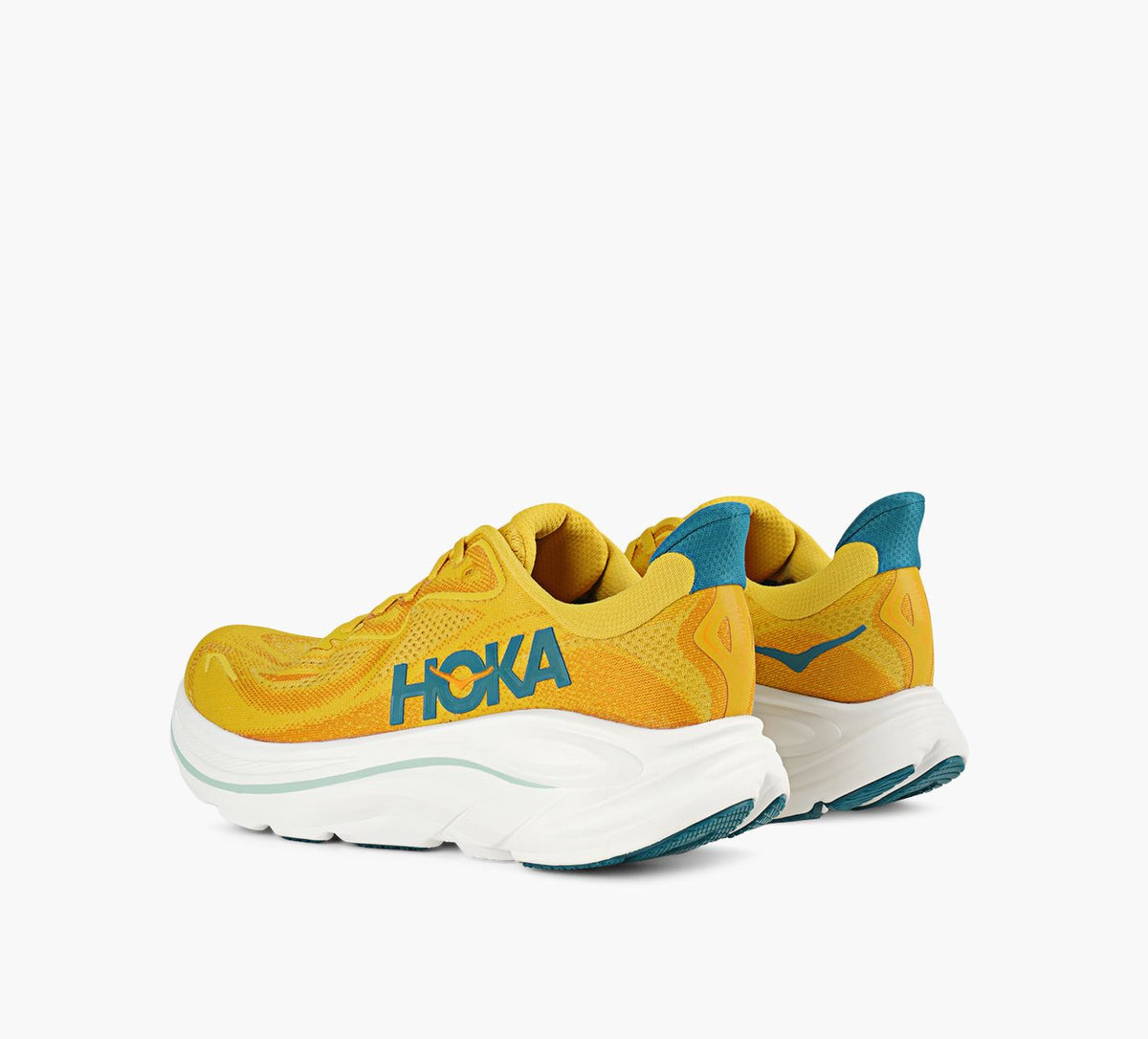 HOKA CLIFTON10 en JAUNE vue 3