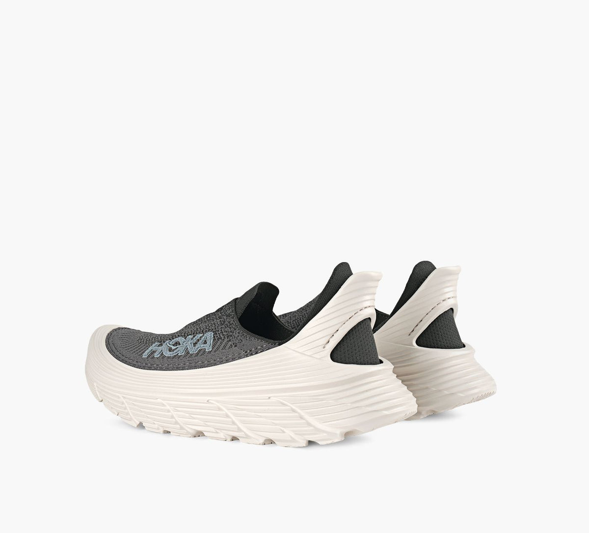 HOKA RESTORETC in GREY view 3