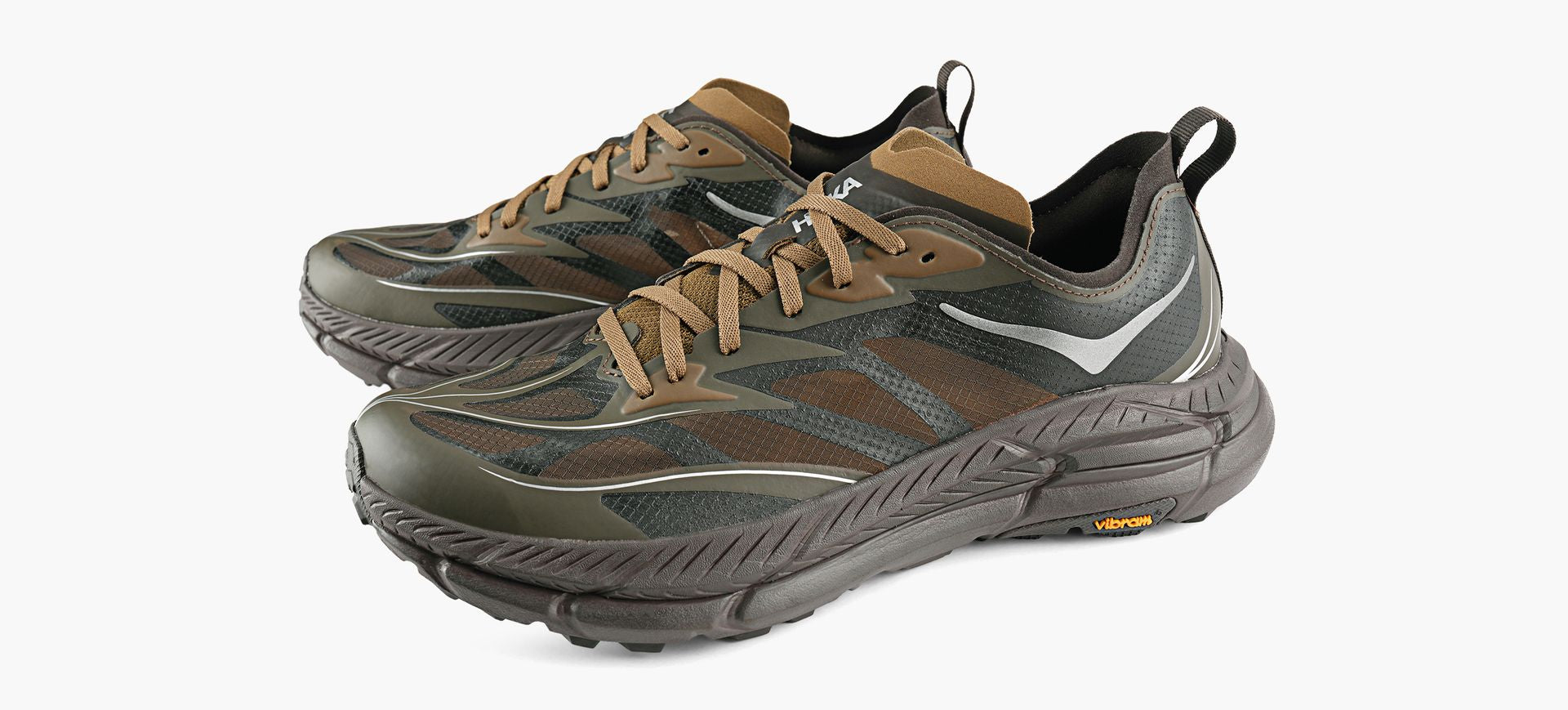 HOKA MAFATESPEED4LITE en BRUN vue 4
