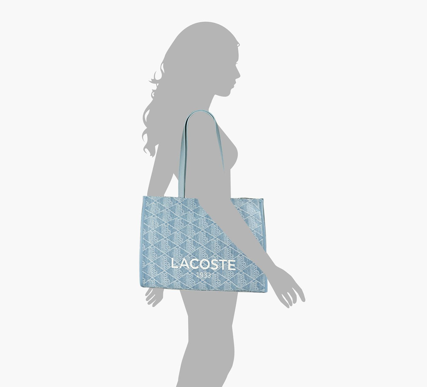 LACOSTE FOURRETOUTJACQUARD en BLEU vue 1c
