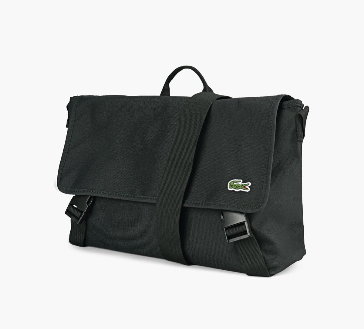 LACOSTE NEOCROCMESSENGERBAG in BLACK view 2
