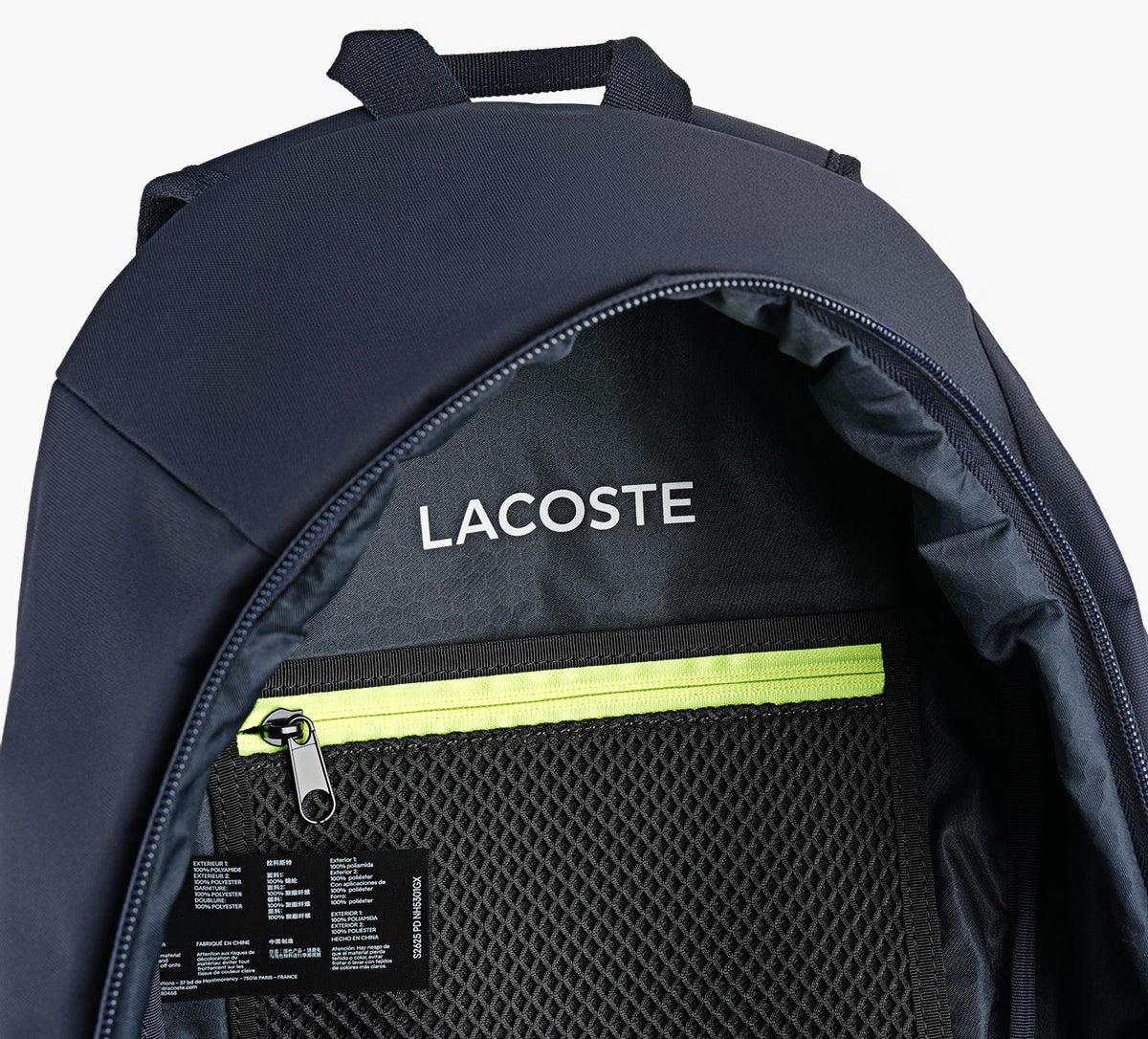 LACOSTE SACDOS en BLEU vue 3