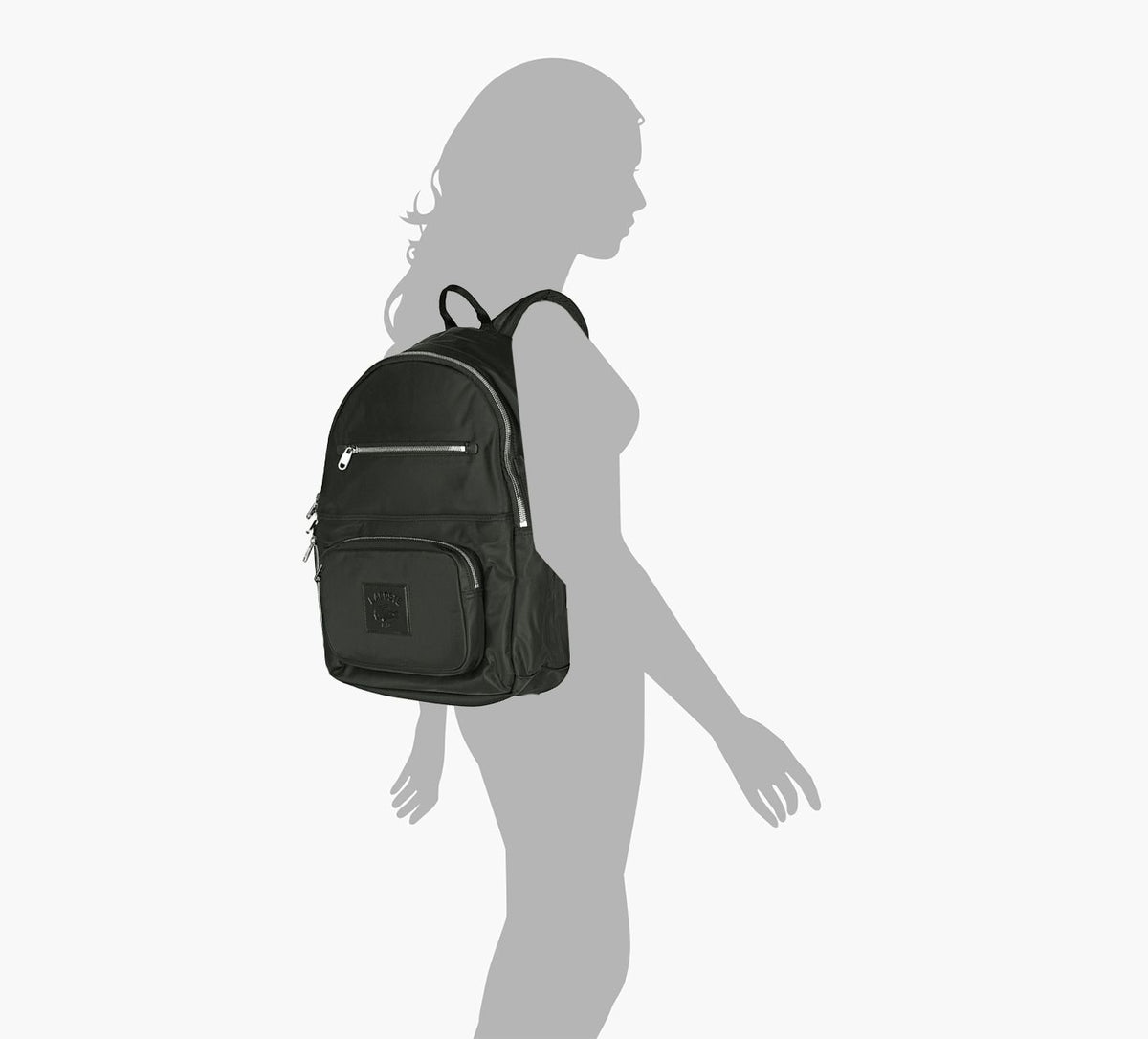 LACOSTE LACOSTECLASSICSBACKPACK in BLACK view 1c