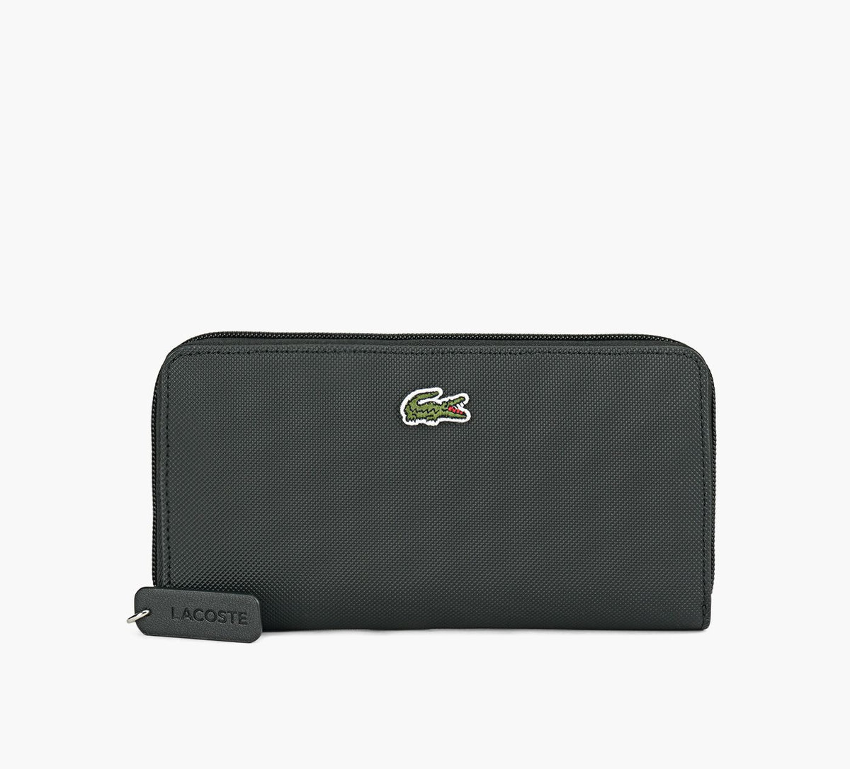 LACOSTE L1212CONCEPTLARGEZIPUPBILLFOL in BLACK