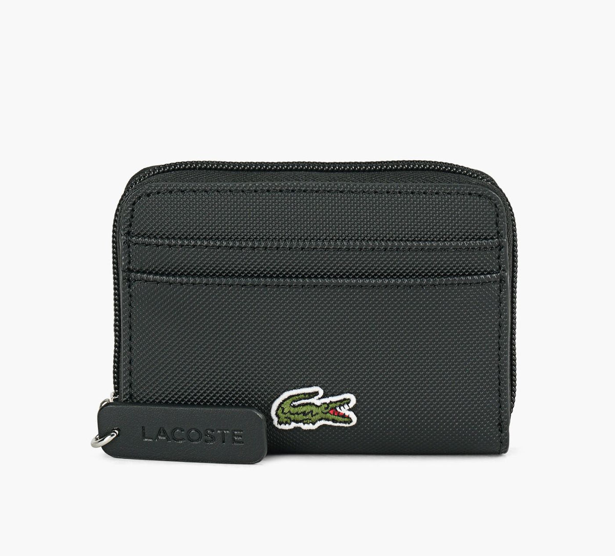 LACOSTE XSZIPWALLET in BLACK