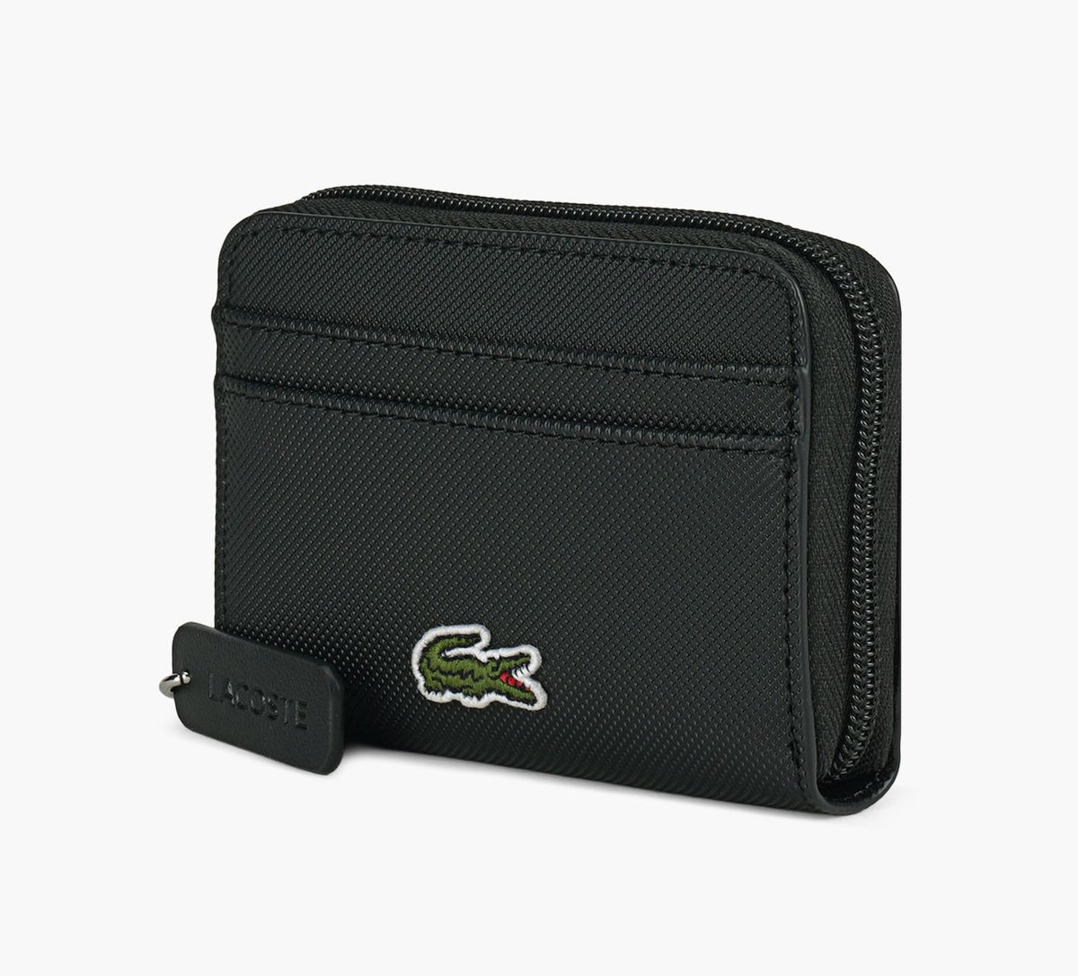 LACOSTE PORTEFEUILLEZIPTP en NOIR vue 2