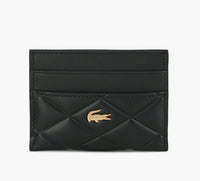 LACOSTE CRCODELLELEATHERCARDHOLDER in BLACK