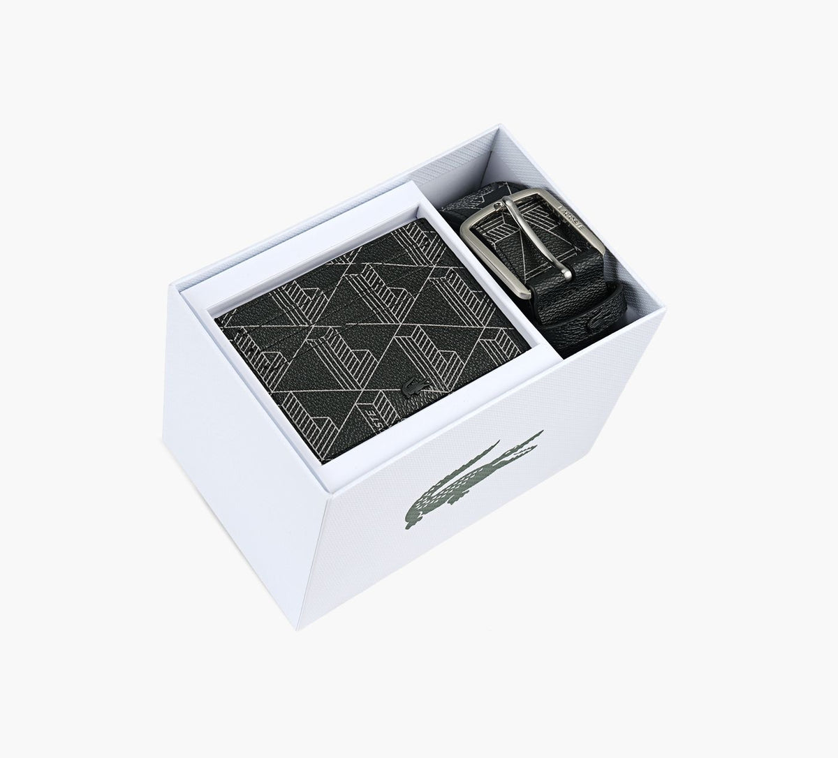 LACOSTE CoffretcadeauceintureetportecartesTheBlend en NOIR