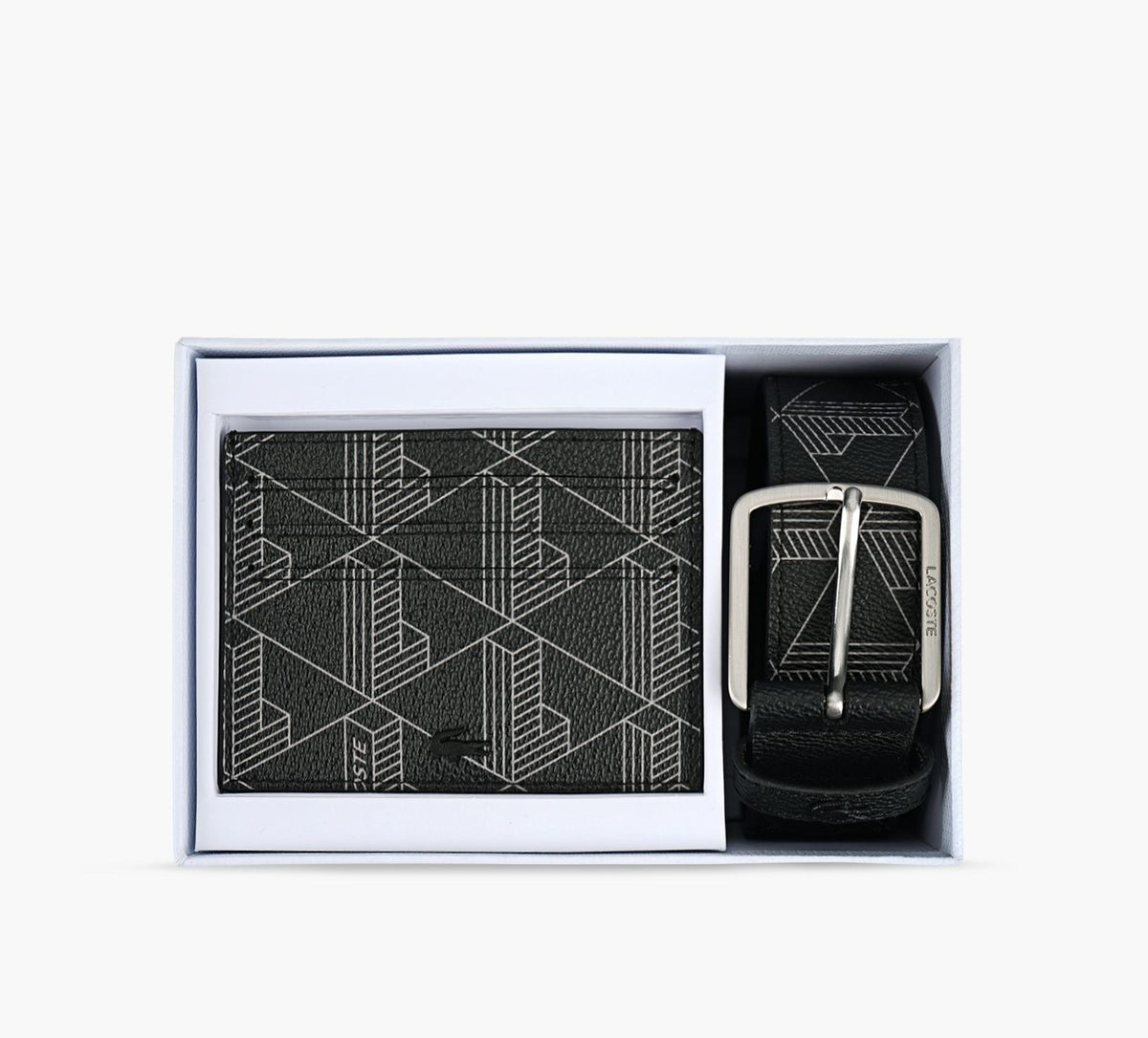 LACOSTE CoffretcadeauceintureetportecartesTheBlend en NOIR vue 2