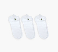 LACOSTE UnisexAnkleSock3P in WHITE