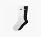 UGG LEANDERLOGOCREW2PACK in BLACK