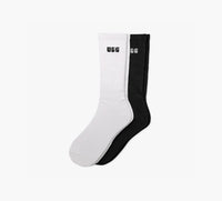 UGG LEANDERLOGOCREW2PACK in BLACK
