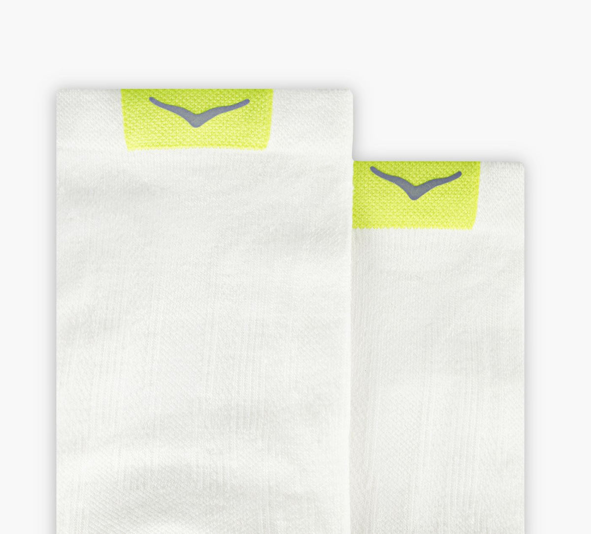HOKA CLIFTONCREWRUNSOCK in WHITE view 2