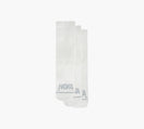 HOKA UNISEXCREWRUNSOCK3PACK in WHITE