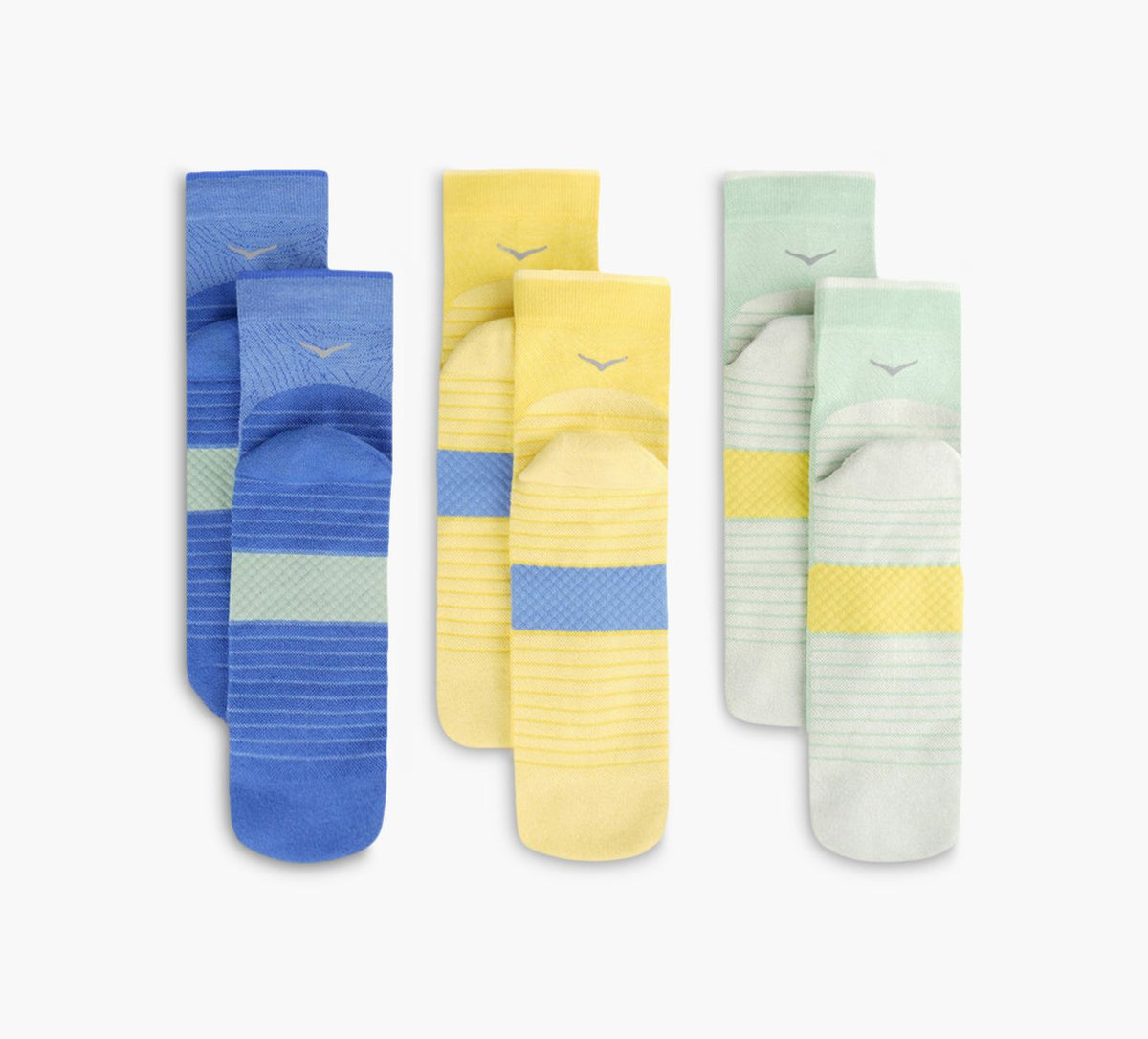 HOKA QUARTERRUNSOCK3PACK in MULTICOLOUR view 2