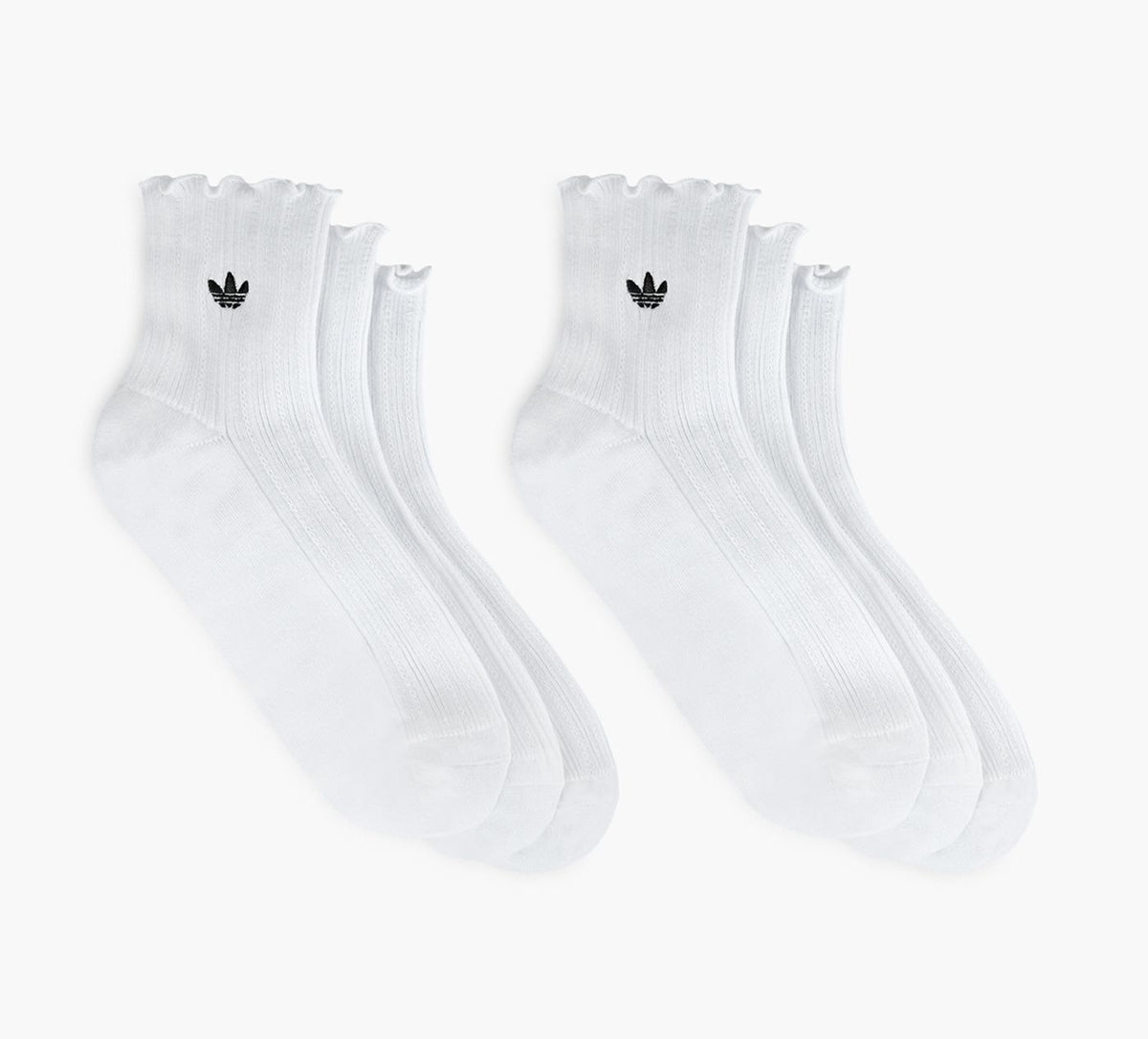 ADIDAS ORIGINALSRUFFLES3PACKQUARTER in WHITE